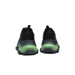 PKGoden Balenciaga Triple S Black Green 544351 W09ON 1047