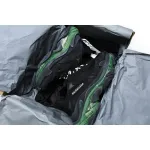 PKGoden Balenciaga Triple S Black Green 544351 W09ON 1047