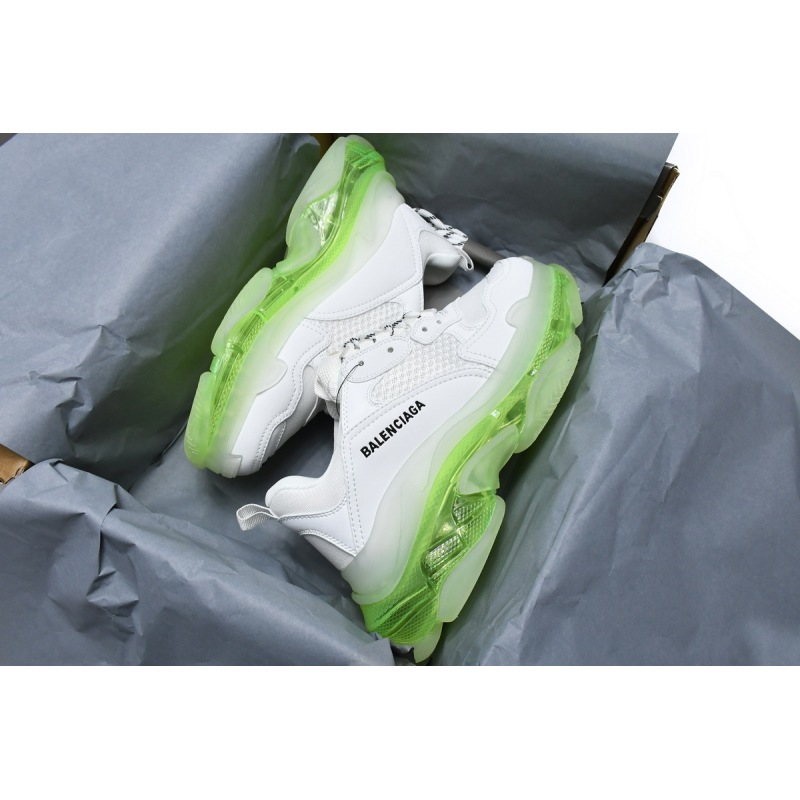 PKGoden Balenciaga Triple S White Green 544351 W0901 9010