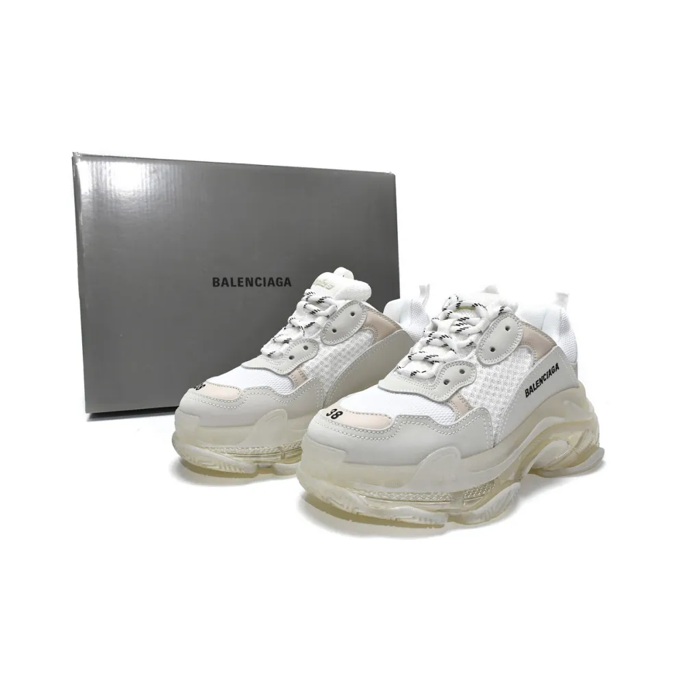PKGoden Balenciaga Triple S White