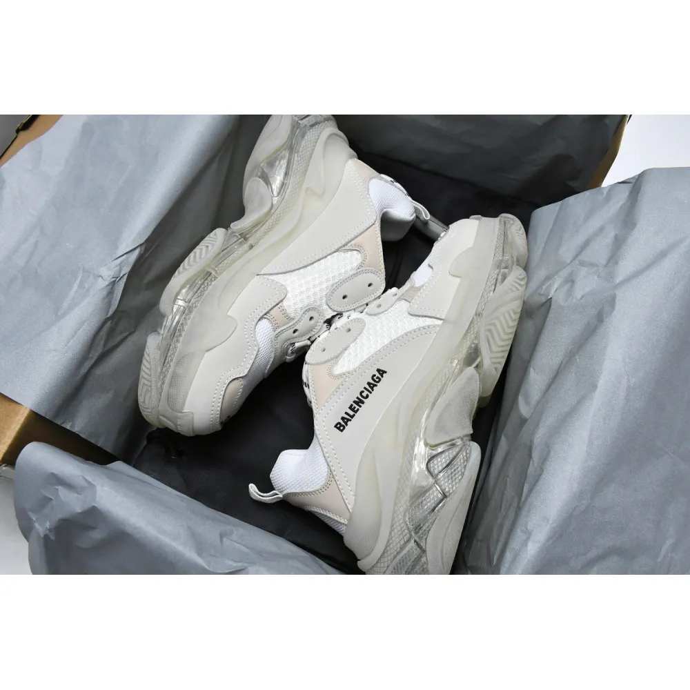 PKGoden Balenciaga Triple S White