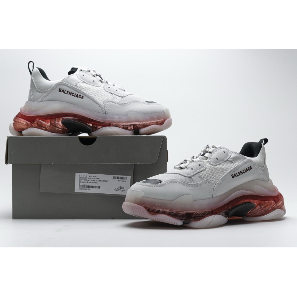 PKGoden Balenciaga Triple S Milk White Black 0625 W09O1