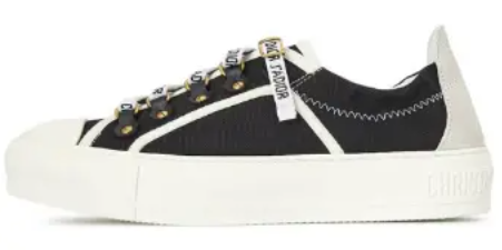 PKGoden Dior Oblique Printed Fashion Board Shoes New Canvas Black