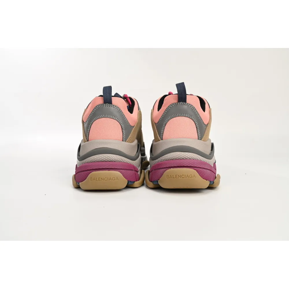 PKGoden Balenciaga Triple S Grey Pink 490672 W09O5 1036