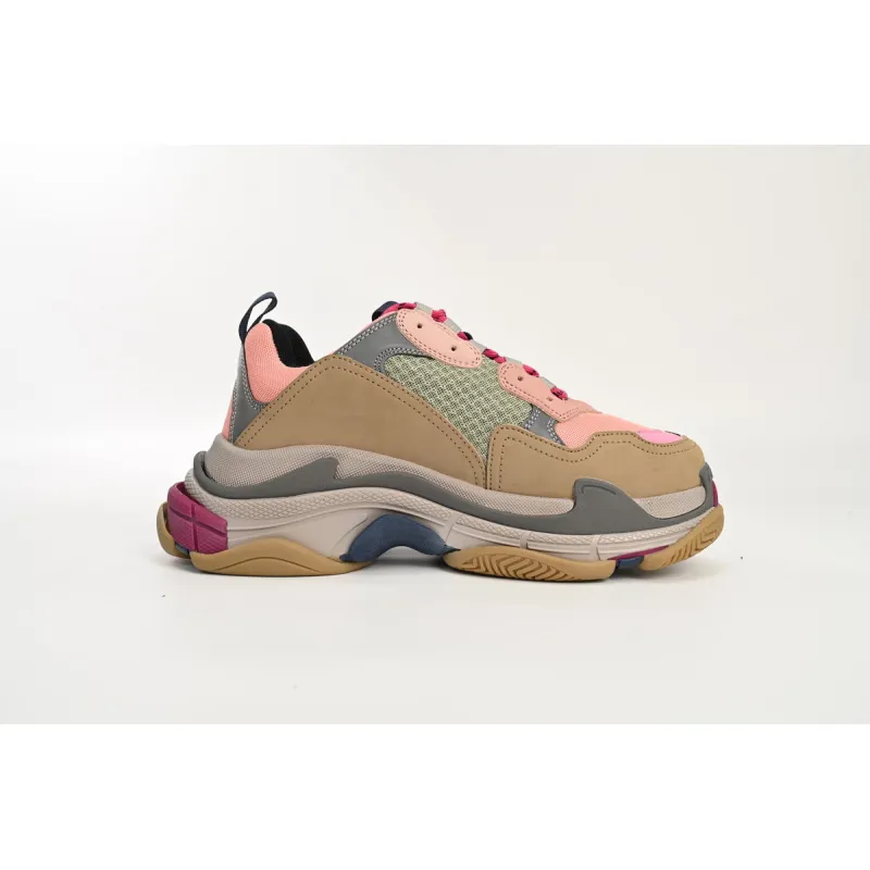 PKGoden Balenciaga Triple S Grey Pink 490672 W09O5 1036