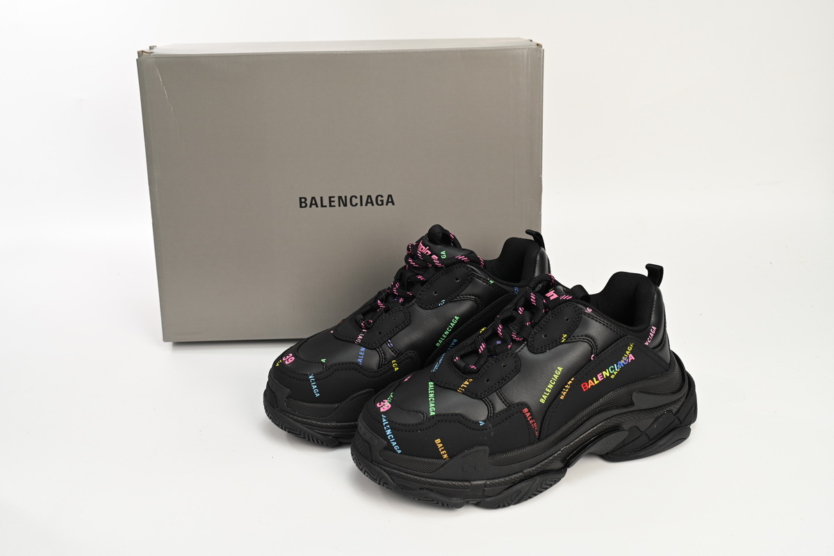 PKGoden Balenciaga Triple S Letter Colorful 524039 W2FA1 1210