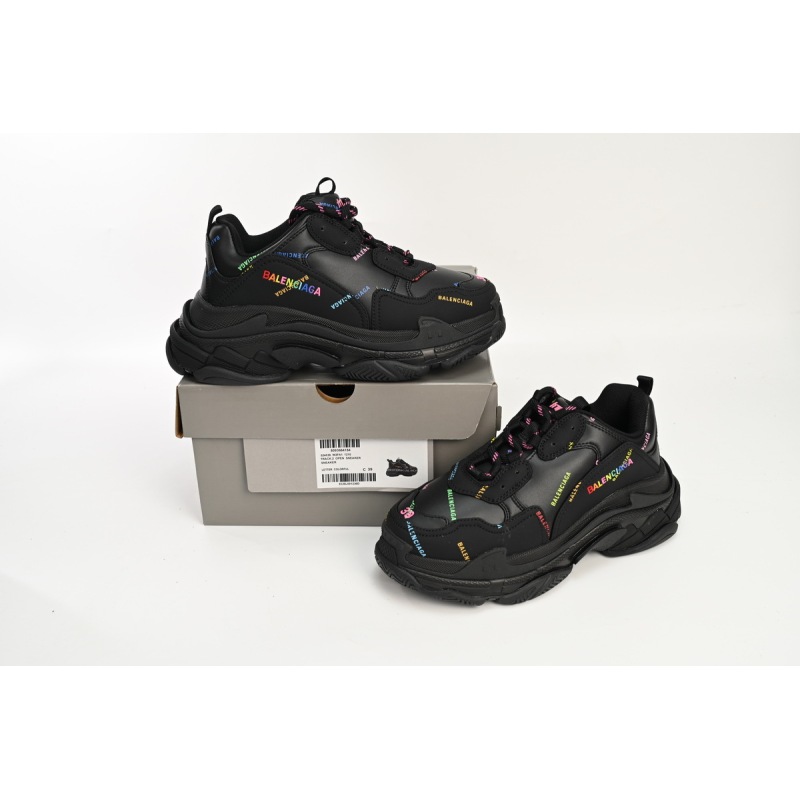 PKGoden Balenciaga Triple S Letter Colorful 524039 W2FA1 1210