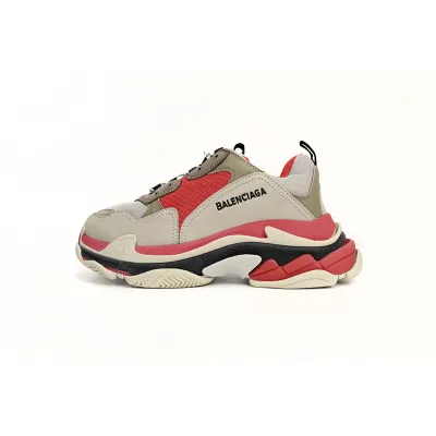 PKGoden Balenciaga Triple S Red White Dark Grey  541624 W06E2 1863 01