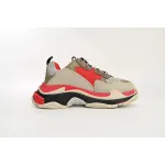 PKGoden Balenciaga Triple S Red White Dark Grey  541624 W06E2 1863