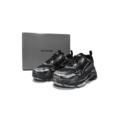 PKGoden Balenciaga Triple S Black 524039 WN3 1000 02