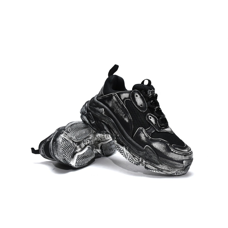 PKGoden Balenciaga Triple S Black 524039 WN3 1000