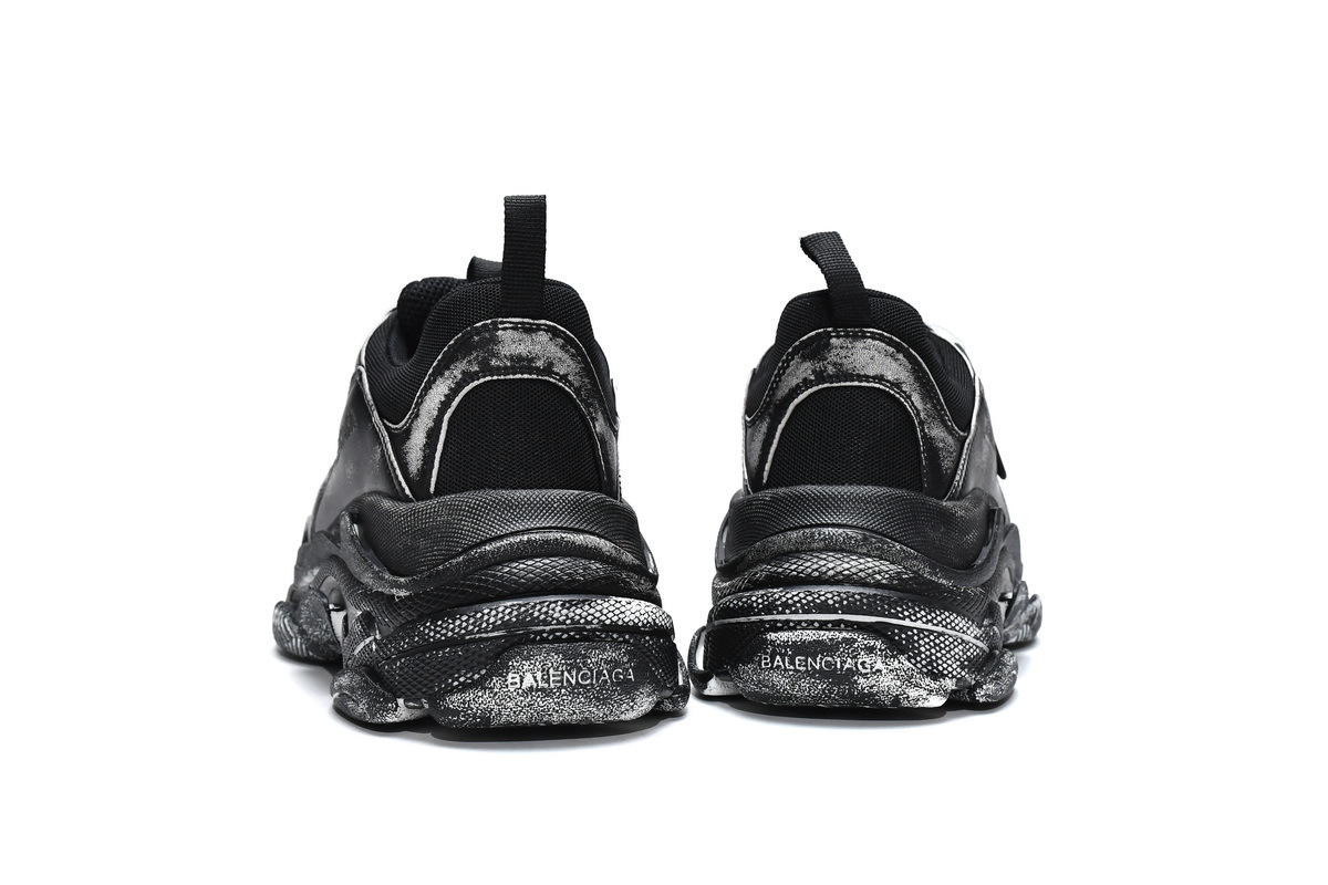 PKGoden Balenciaga Triple S Black 524039 WN3 1000