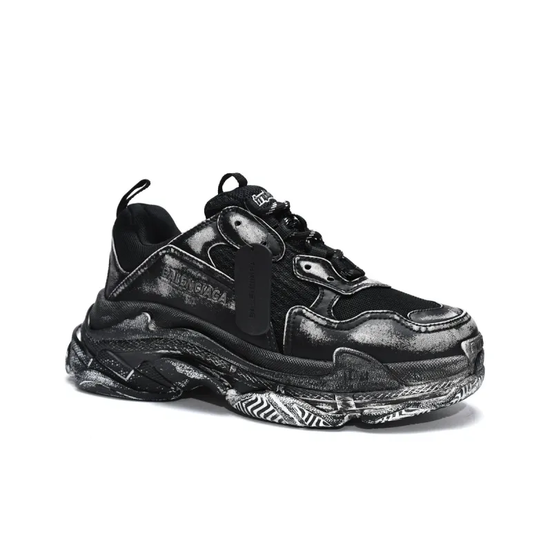 PKGoden Balenciaga Triple S Black 524039 WN3 1000
