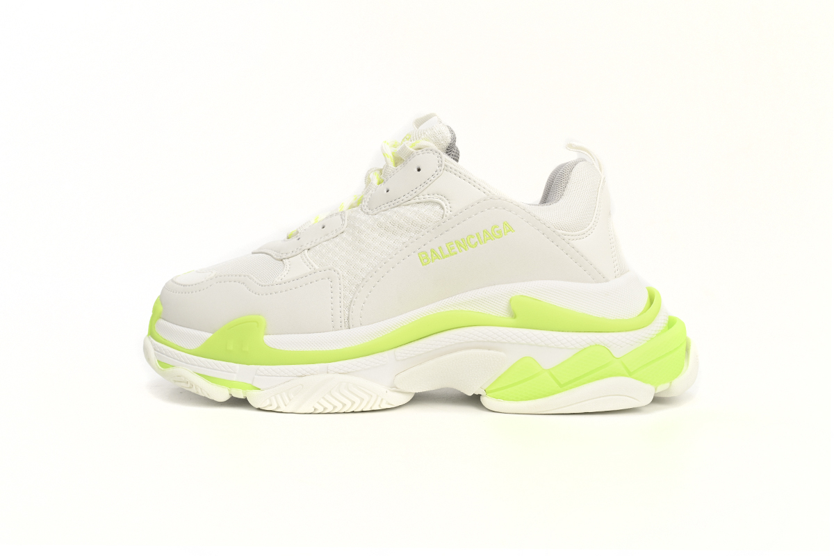 PKGoden Balenciaga Triple S Fluorescent White 536737 W0901 9088