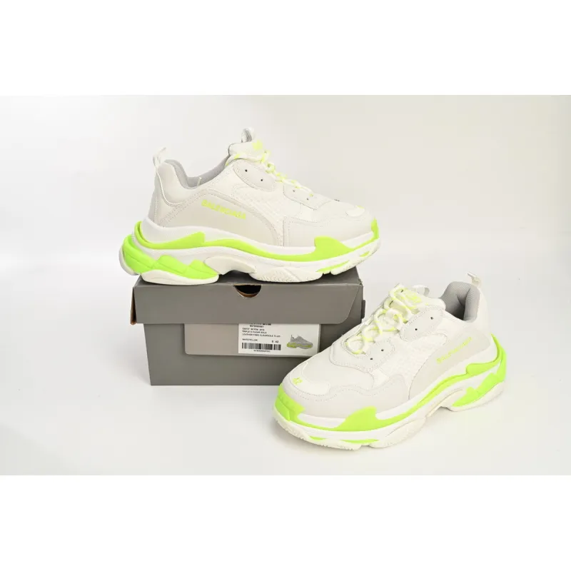 PKGoden Balenciaga Triple S Fluorescent White 536737 W0901 9088