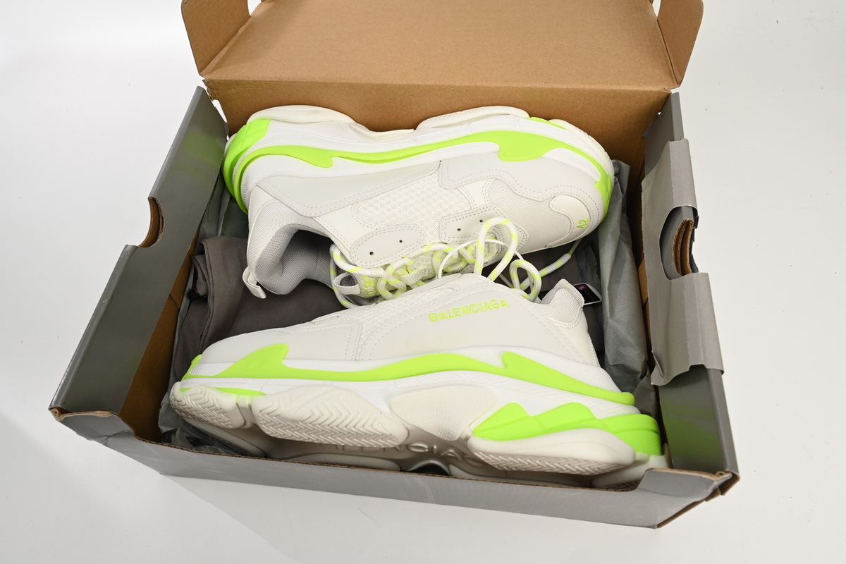 PKGoden Balenciaga Triple S Fluorescent White 536737 W0901 9088