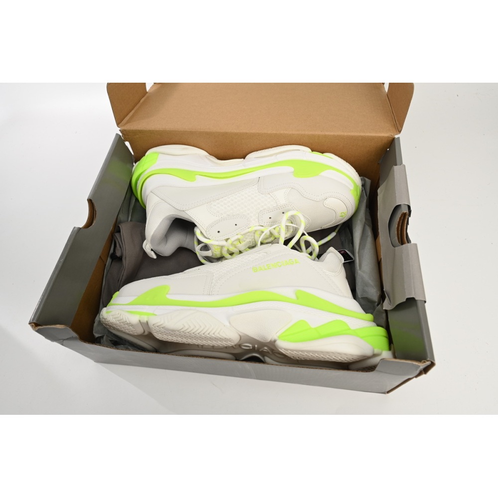 PKGoden Balenciaga Triple S Fluorescent White 536737 W0901 9088
