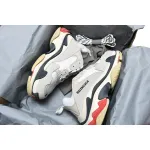 PKGoden Balenciaga Triple S White Dark Grey Red 524037 W09E1 9000