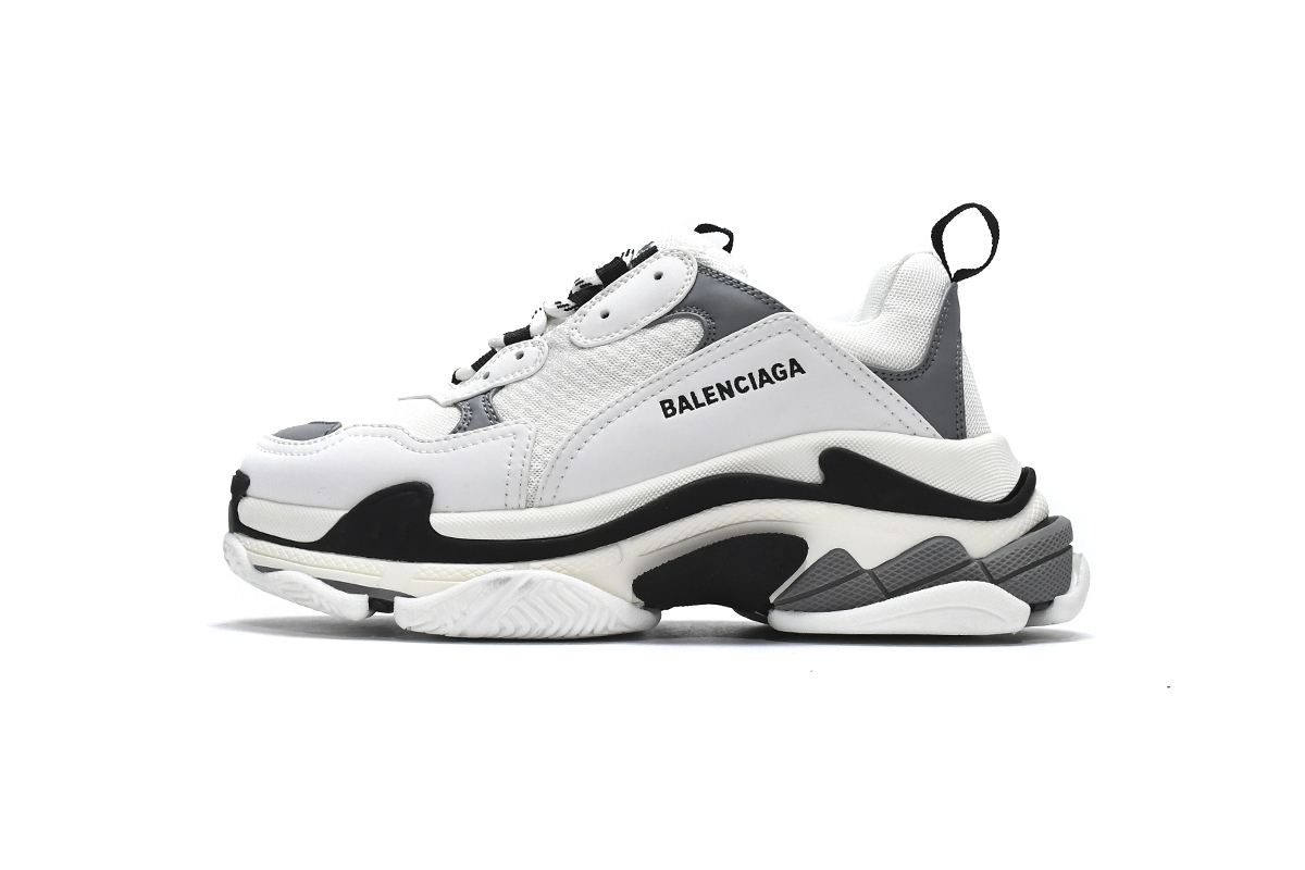 PKGoden Balenciaga Triple S White Grey 536737 W09O1 9089