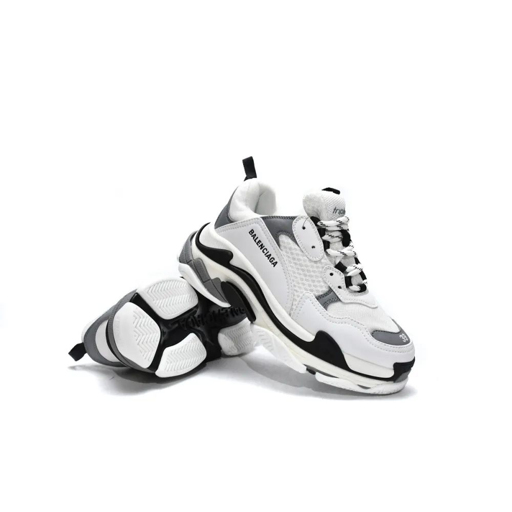 PKGoden Balenciaga Triple S White Grey 536737 W09O1 9089