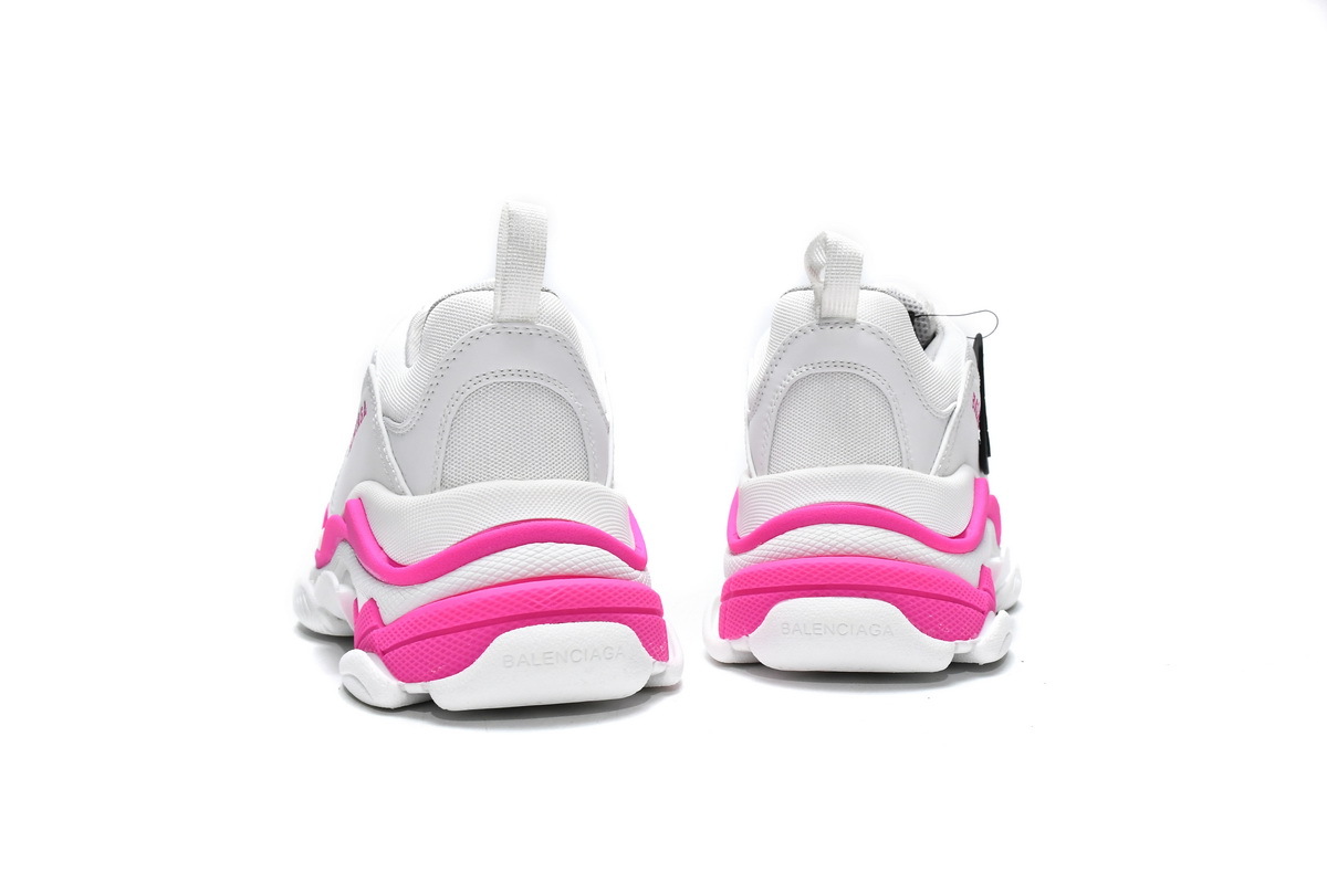 PKGoden Balenciaga Triple S White Peach Red 536737 W2CA3 3890