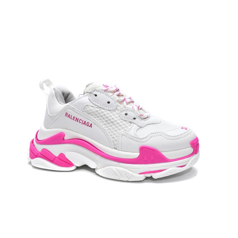 PKGoden Balenciaga Triple S White Peach Red 536737 W2CA3 3890