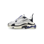 PKGoden Balenciaga Triple S White Dark Blue 534217 W09E1 9000 