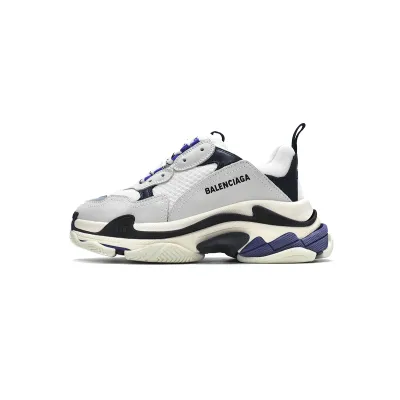 PKGoden Balenciaga Triple S White Dark Blue 534217 W09E1 9000  01