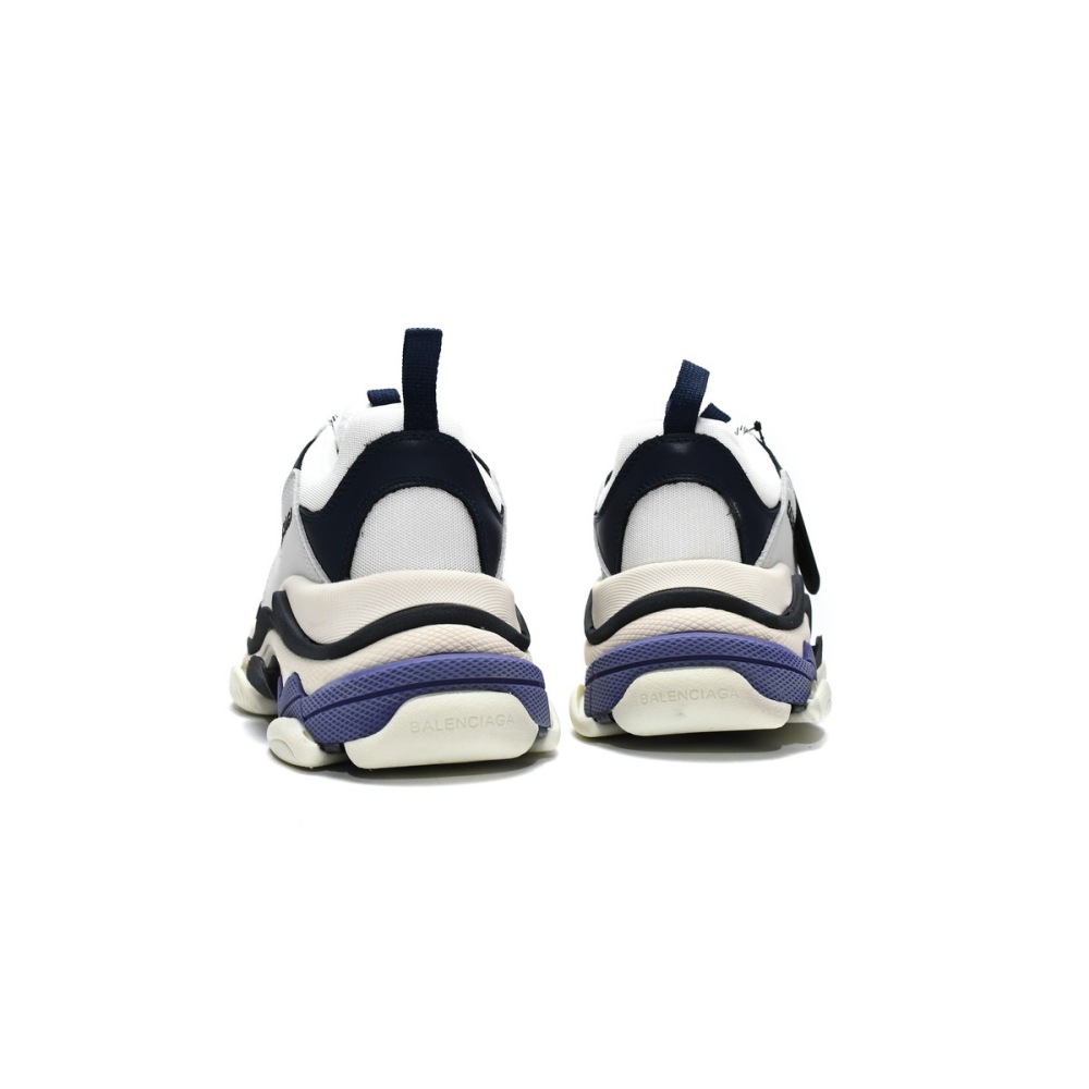 PKGoden Balenciaga Triple S White Dark Blue 534217 W09E1 9000 
