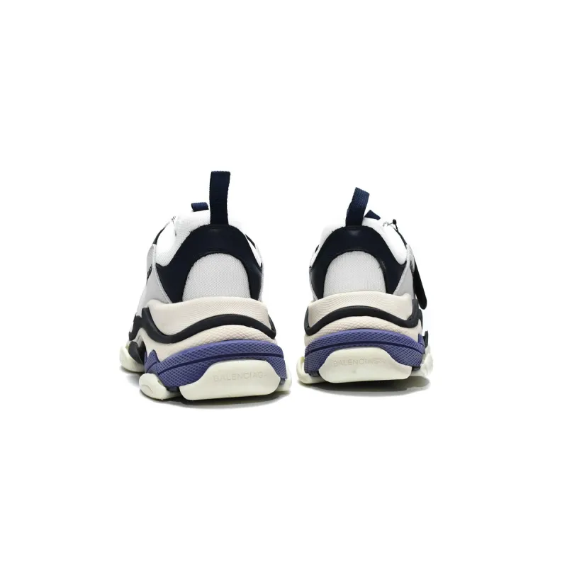 PKGoden Balenciaga Triple S White Dark Blue 534217 W09E1 9000 