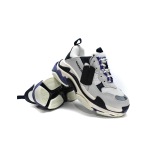 PKGoden Balenciaga Triple S White Dark Blue 534217 W09E1 9000 
