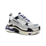 PKGoden Balenciaga Triple S White Dark Blue 534217 W09E1 9000 