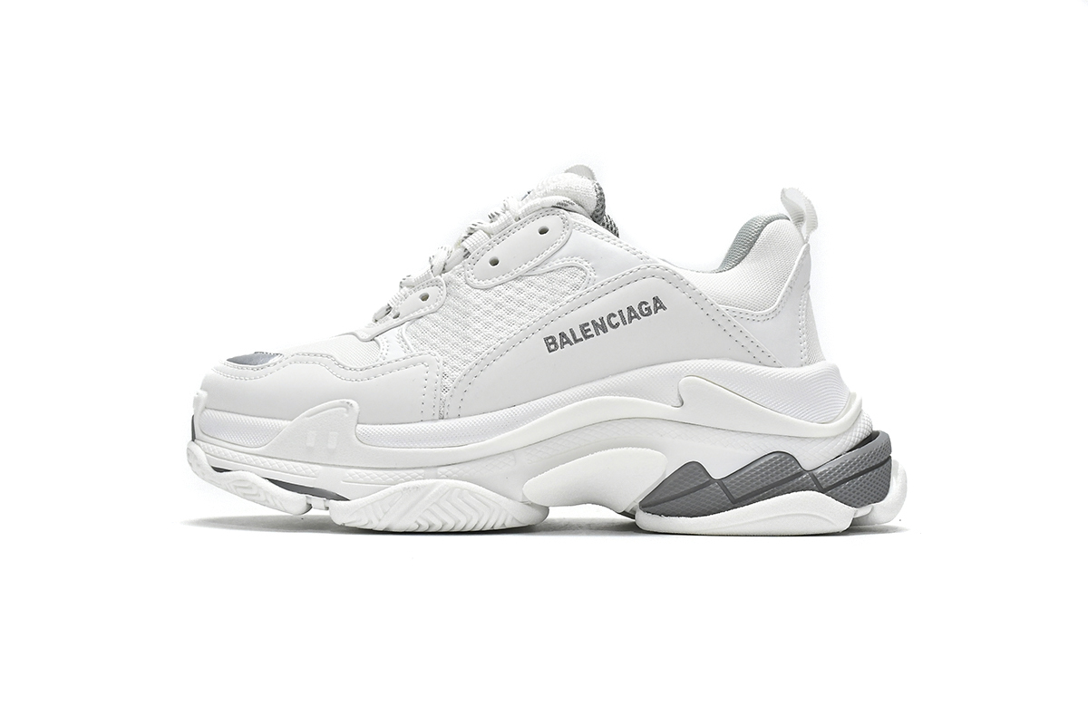 PKGoden Balenciaga Triple S White Silver 524039 W2FS4 1200
