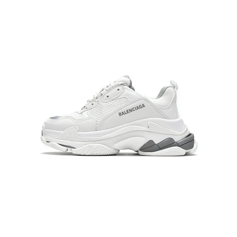 PKGoden Balenciaga Triple S White Silver 524039 W2FS4 1200