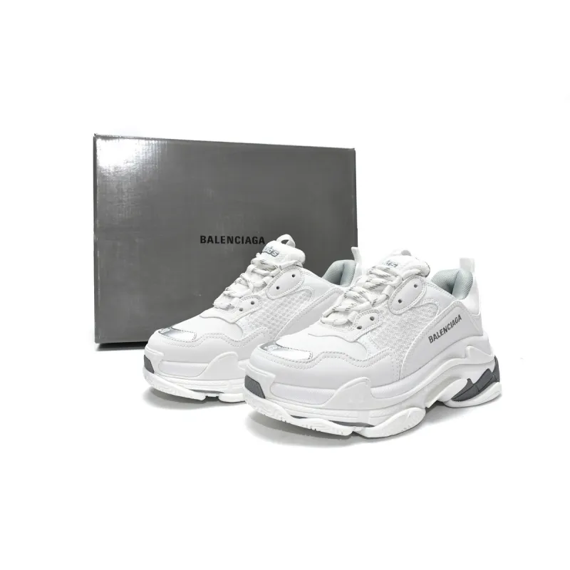 PKGoden Balenciaga Triple S White Silver 524039 W2FS4 1200