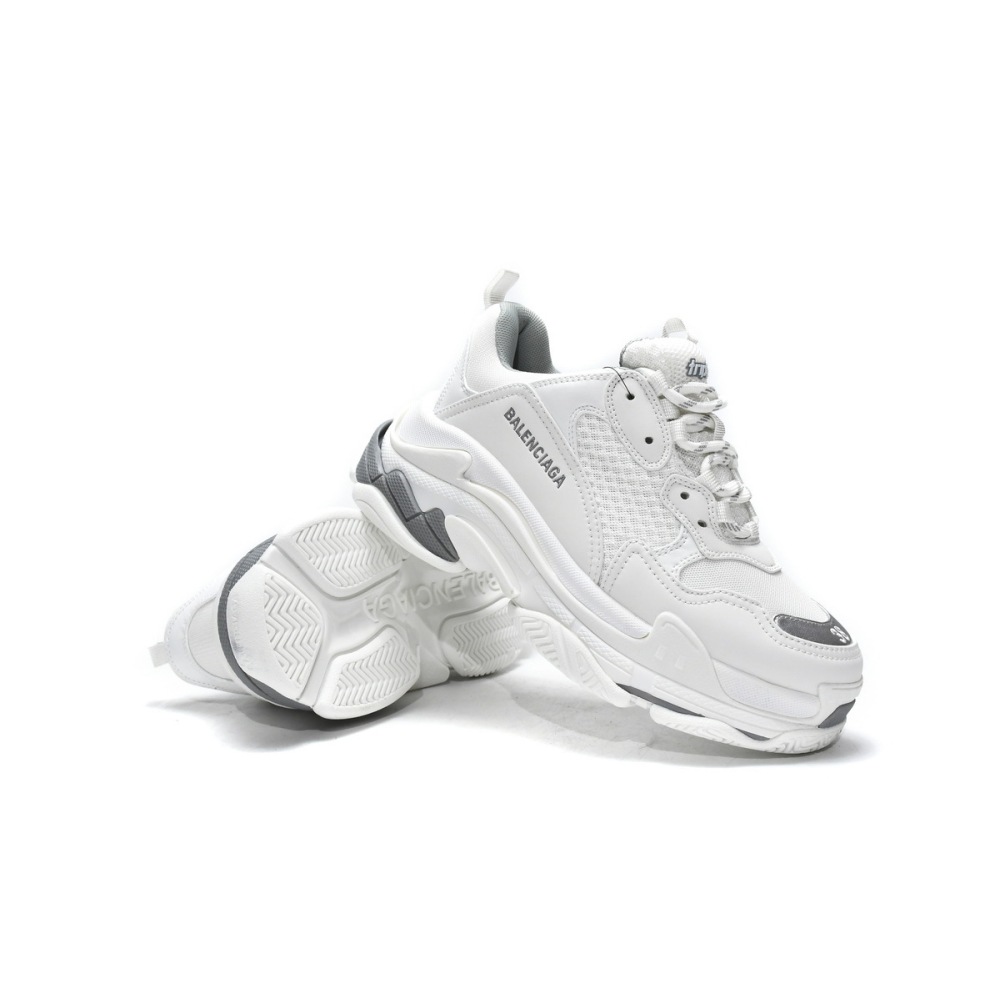 PKGoden Balenciaga Triple S White Silver 524039 W2FS4 1200