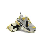 PKGoden Balenciaga Triple S Grey Yellow 524037 W0E1 9000