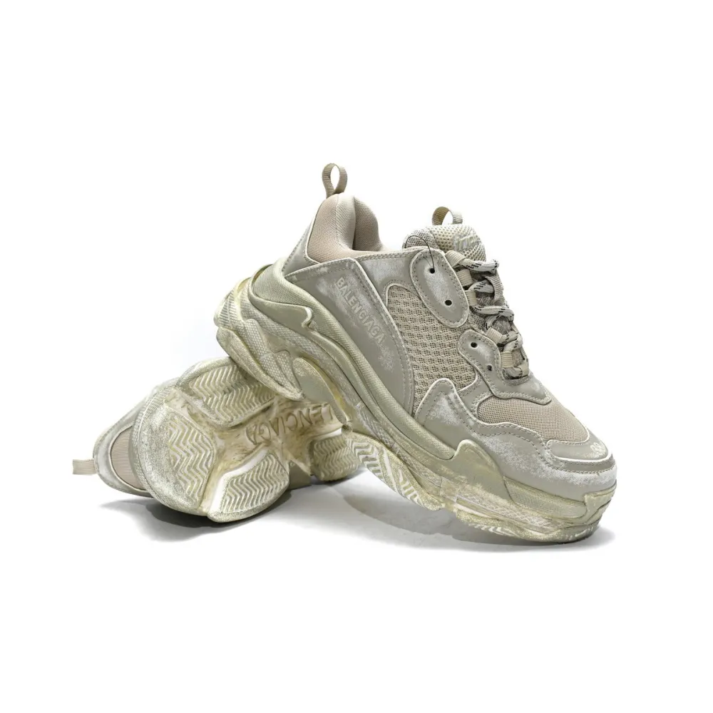 PKGoden Balenciaga Triple S Beige 536737 W3CN3 9700
