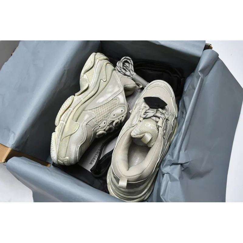 PKGoden Balenciaga Triple S Beige 536737 W3CN3 9700