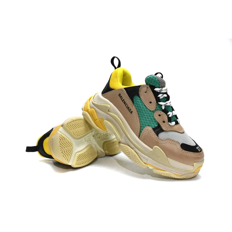 PKGoden Balenciaga Triple S Green Yellow 483513 W06E3 7070