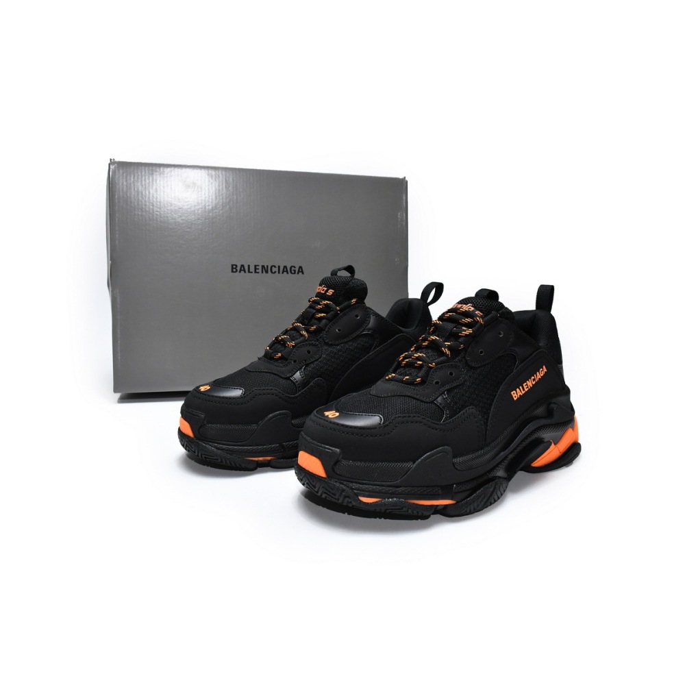 copy of PKGoden Balenciaga Triple S Black Orange 536737 W2FA1 9188