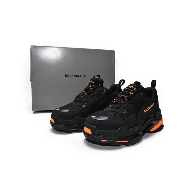 copy of PKGoden Balenciaga Triple S Black Orange 536737 W2FA1 9188