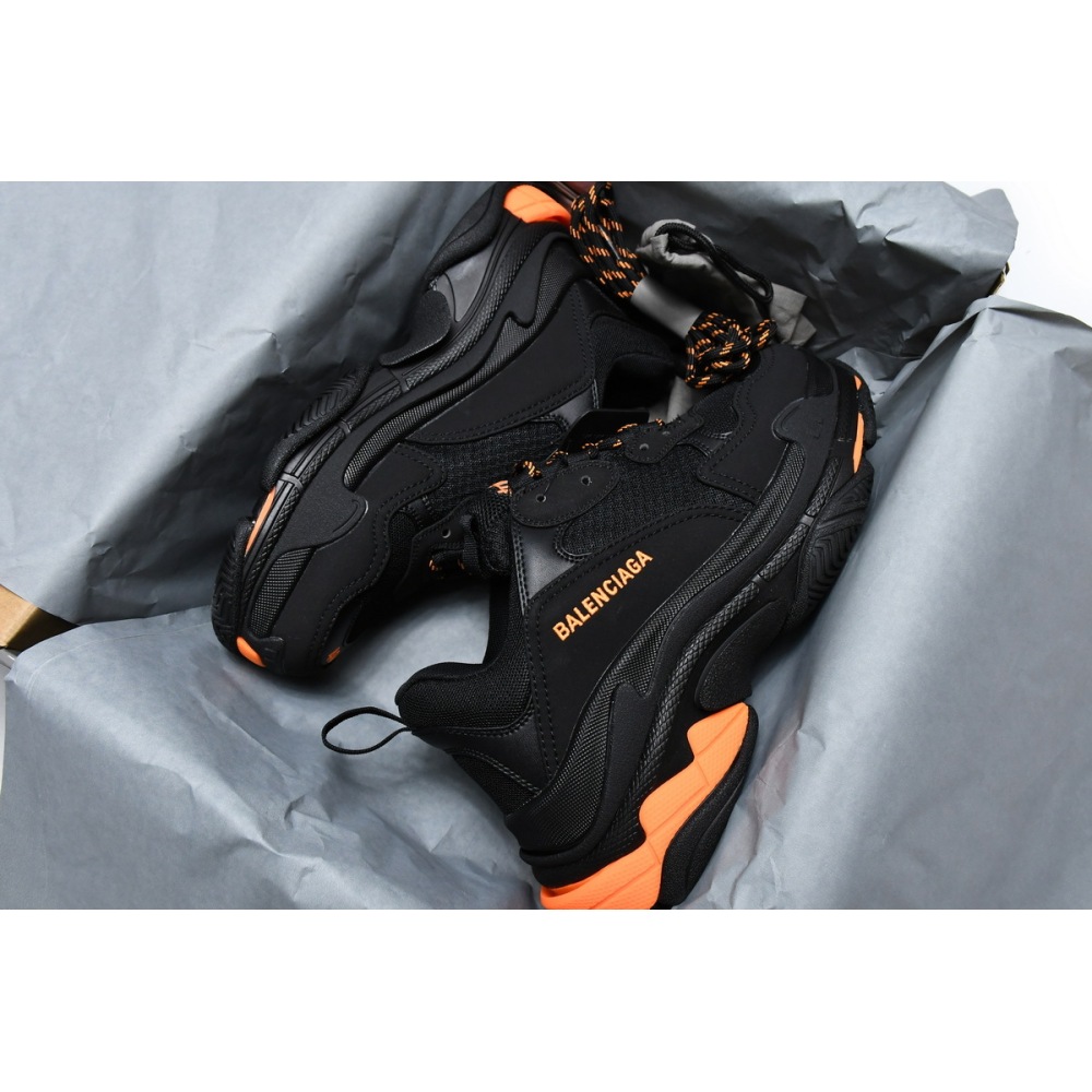 copy of PKGoden Balenciaga Triple S Black Orange 536737 W2FA1 9188