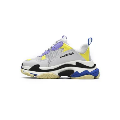 PKGoden Balenciaga Triple S Black Grey Blue 524039 W09OH 8081 01