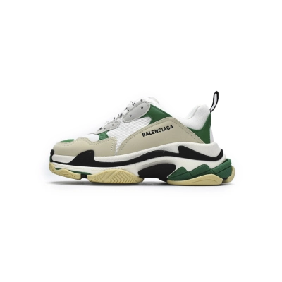PKGoden Balenciaga Triple S White Green  536737 W09O1 9090 01