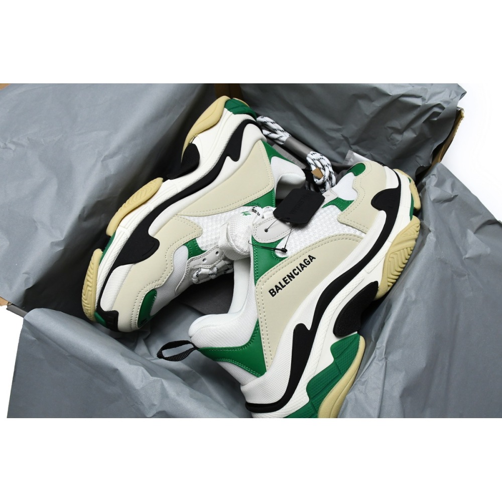 PKGoden Balenciaga Triple S White Green  536737 W09O1 9090
