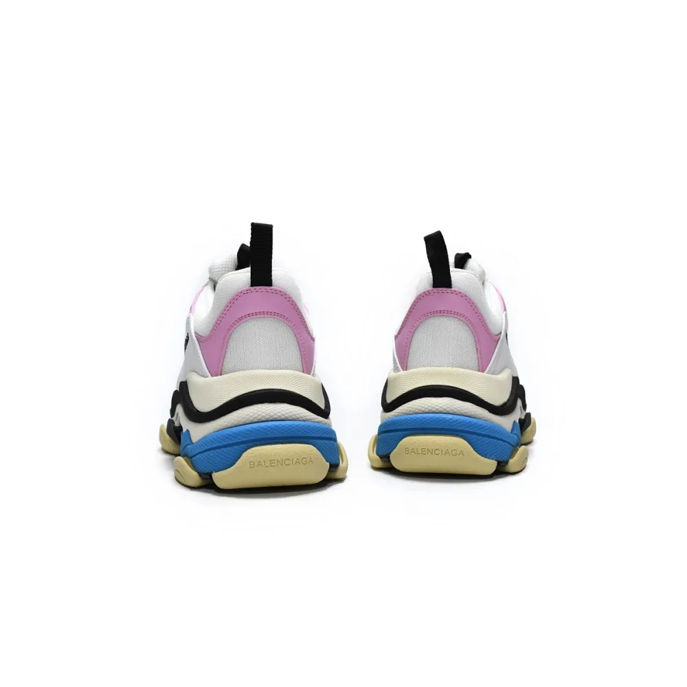 PKGoden Balenciaga Triple S Blue Pink 524039 W09ON 8866