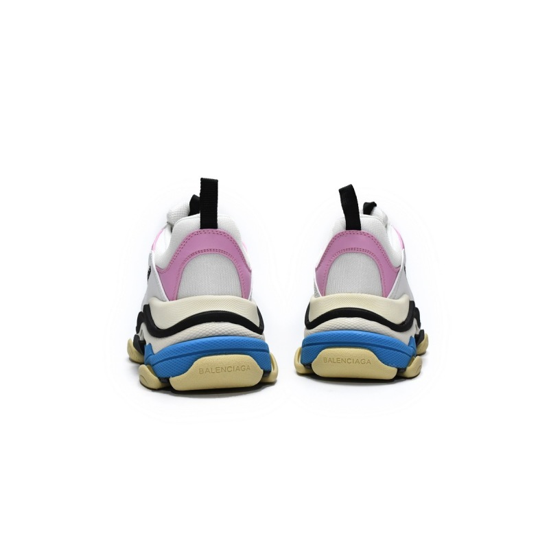 PKGoden Balenciaga Triple S Blue Pink 524039 W09ON 8866