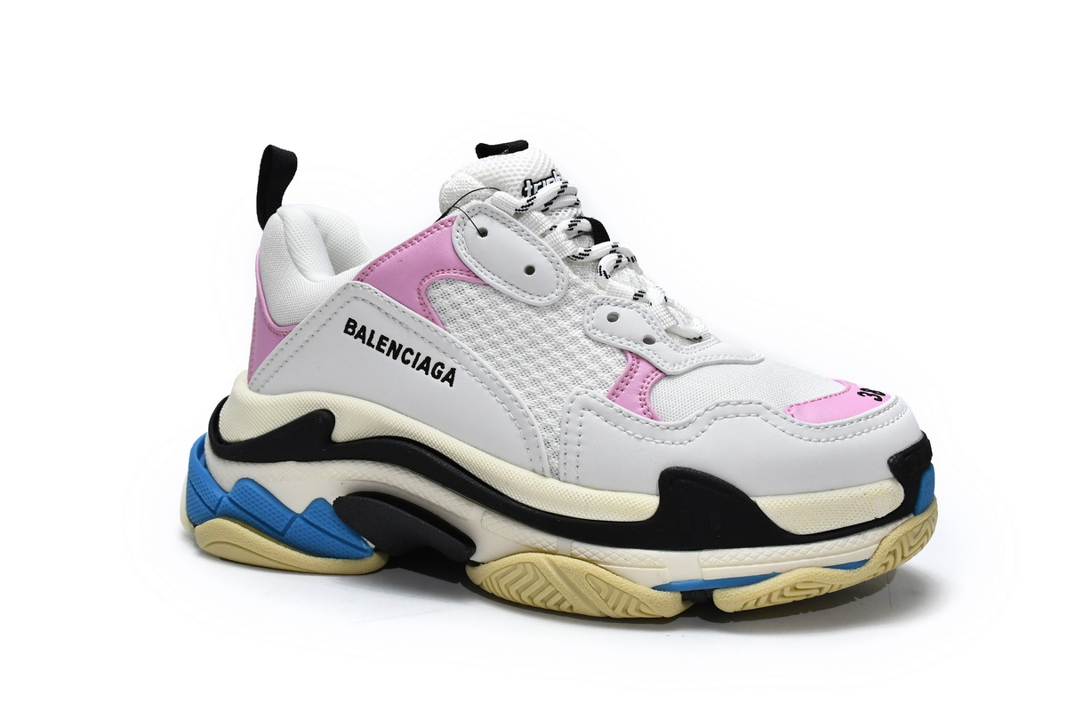 PKGoden Balenciaga Triple S Blue Pink 524039 W09ON 8866