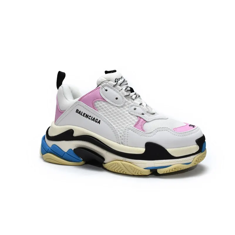 PKGoden Balenciaga Triple S Blue Pink 524039 W09ON 8866